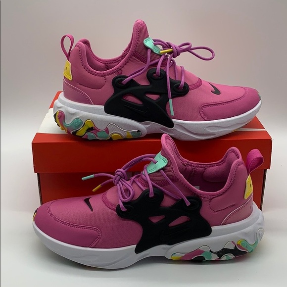 Nike React Presto MC GS Cosmic Fuchsia Emerald Ris - Picture 4 of 16